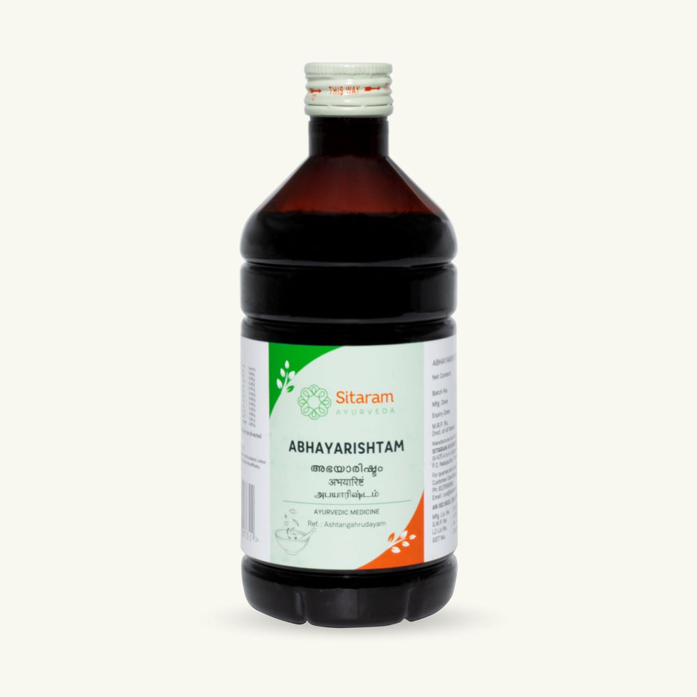 Sitaram Ayurveda, Abhayaarishtham, ayurvedisches Nahrungserganzungsmittel