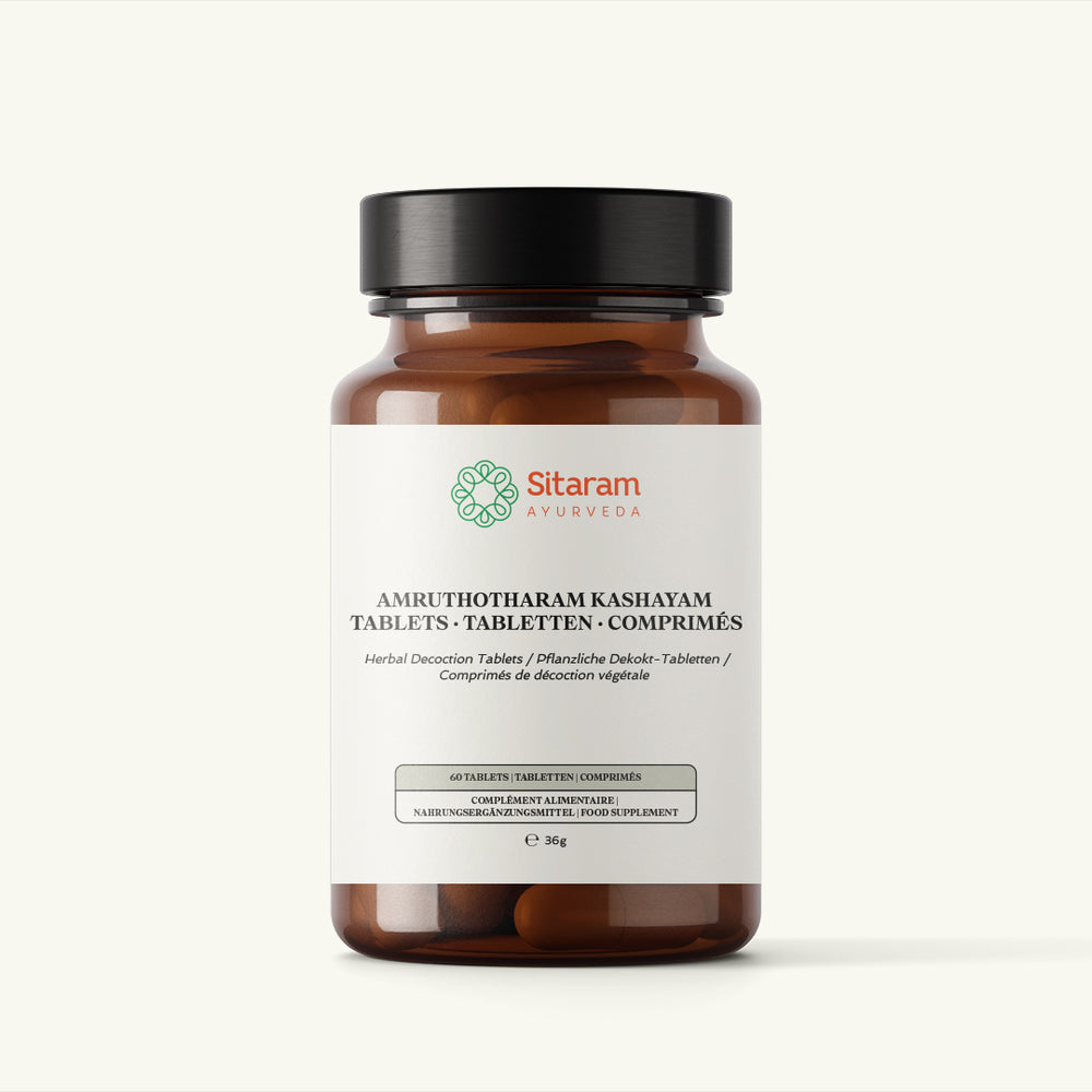 Sitaram Ayurveda, Amruthotharam Kashayam Tabletten, ayurvedisches Nahrungserganzungsmittel
