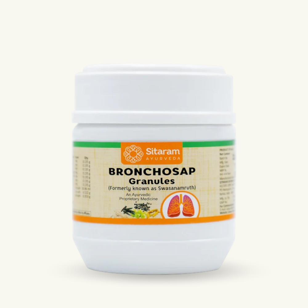 Sitaram Ayurveda, Bronchosap granulés, 100 g, complement ayurvedique