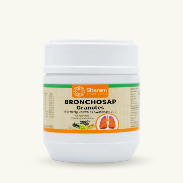 Sitaram Ayurveda, Bronchosap Granulat, 100 g, ayurvedisches Nahrungserganzungsmittel