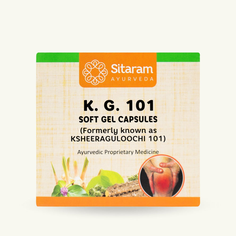 Sitaram Ayurveda, K.G. 101 Softgel-Kapseln, 100 Kapseln, ayurvedisches Nahrungserganzungsmittel