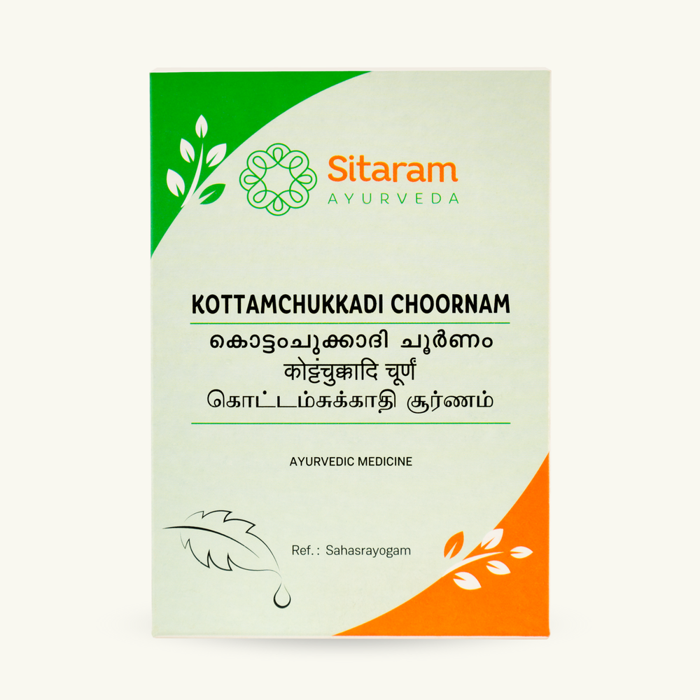 Sitaram Ayurveda, Kottamchukkadi Churnam, klassische ayurvedische Zubereitung