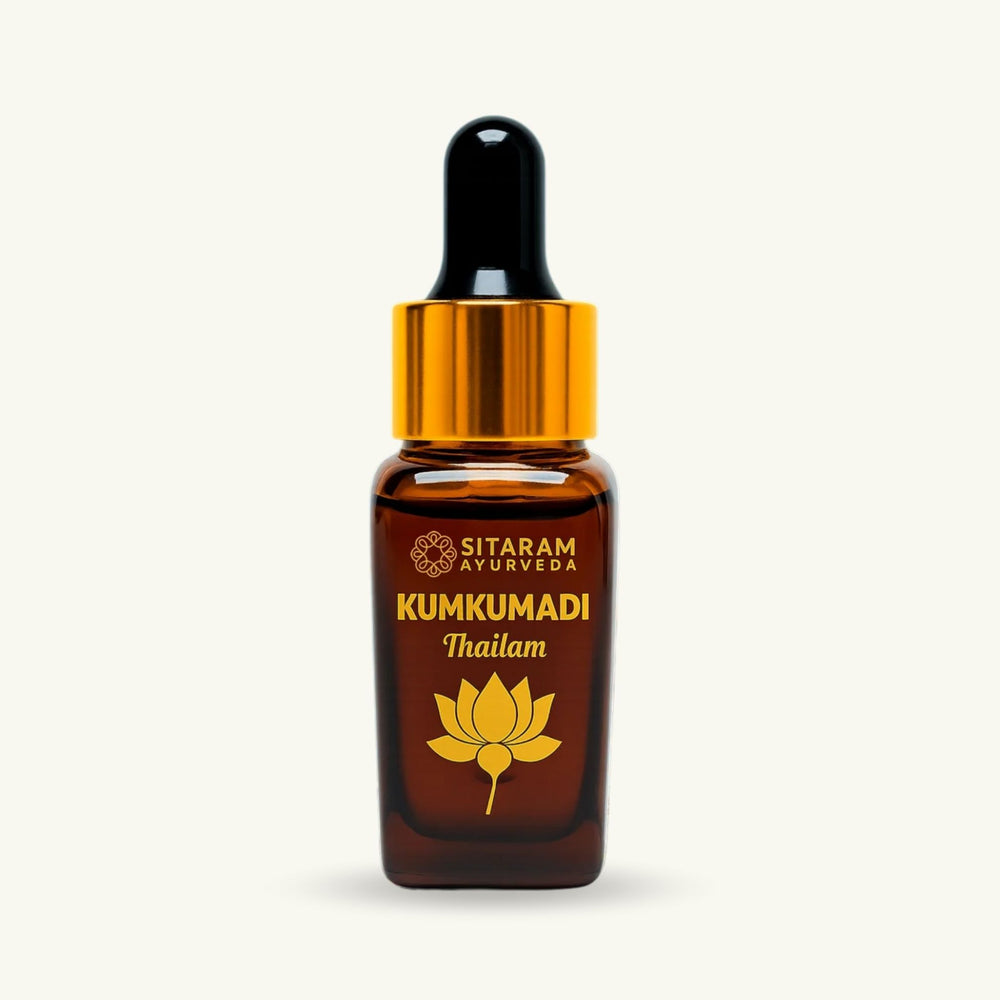 Sitaram Ayurveda, Kumkumadi Thailam, 10 ml, Thailam ayurvedique classique