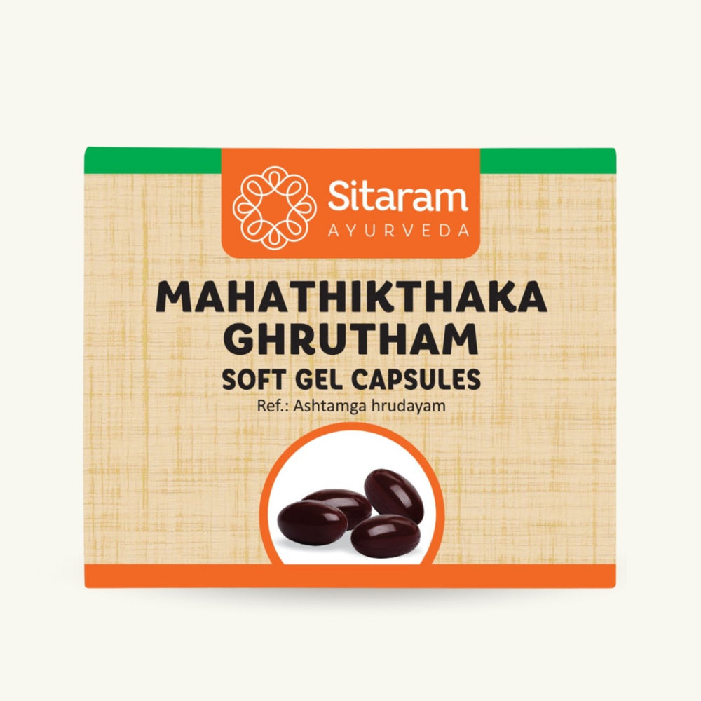 Sitaram Ayurveda, Mahathikthakam gélules molles, 100 gélules, complement ayurvedique