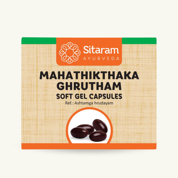Sitaram Ayurveda, Mahathikthakam gélules molles, 100 gélules, complement ayurvedique