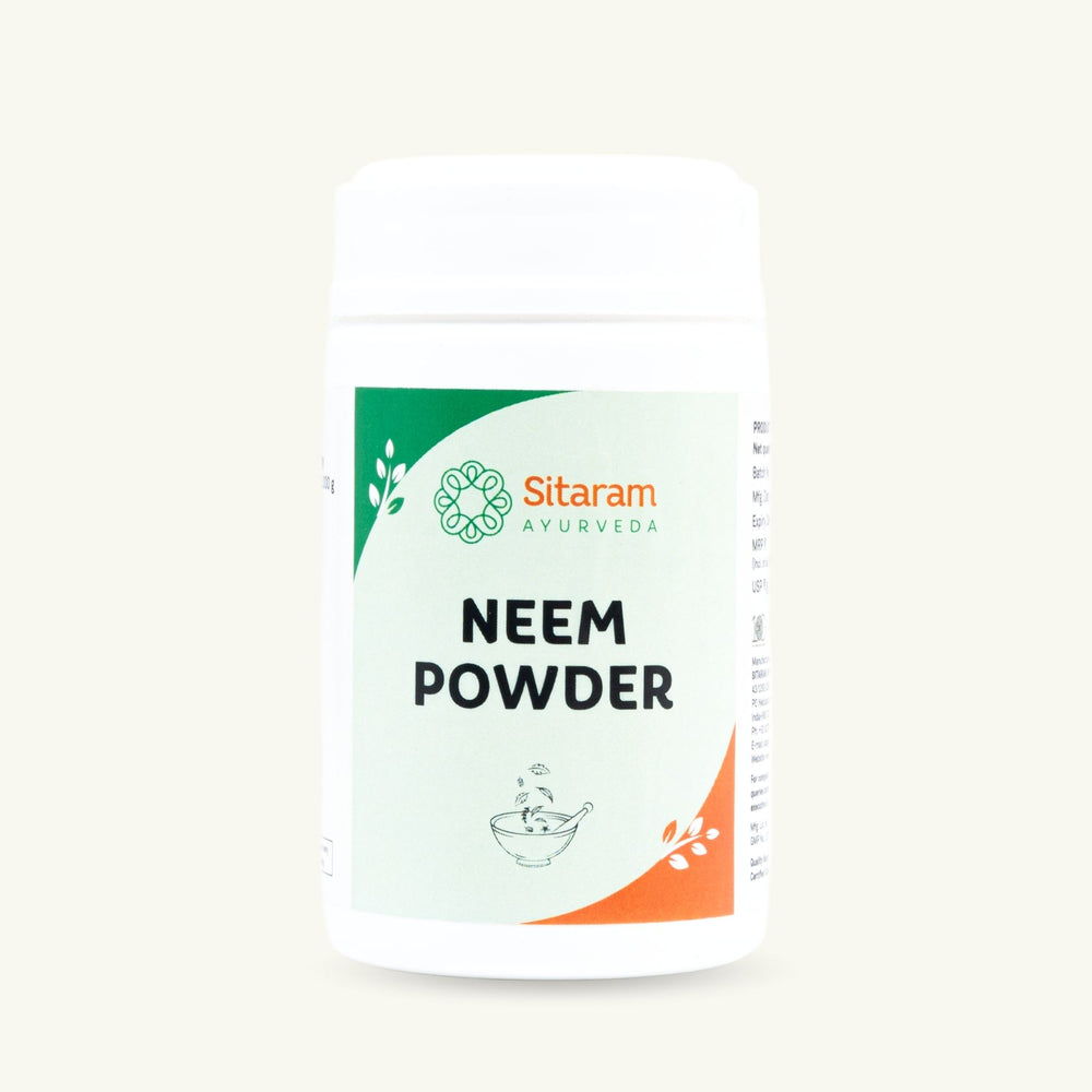 Sitaram Ayurveda, Neem-Pulver, ayurvedisches Nahrungserganzungsmittel