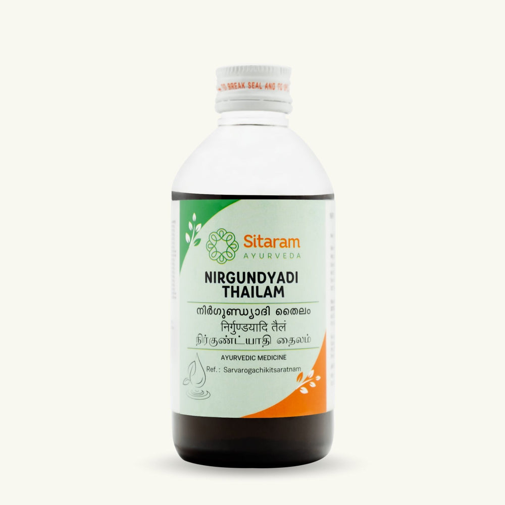 Sitaram Ayurveda, Nirgundyadi Thailam, klassisches ayurvedisches Thailam
