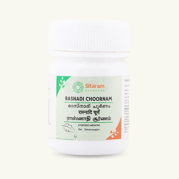 Sitaram Ayurveda, Rasnadi Choornam, 50 g, preparation ayurvedique classique