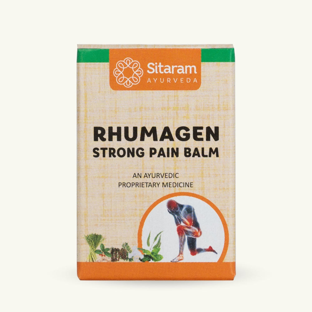 Sitaram Ayurveda, Rhumagen baume aux plantes, preparation ayurvedique classique