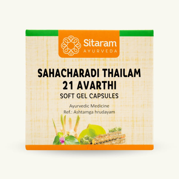 Sitaram Ayurveda, Sahacharadi 21 Softgel-Kapseln, 100 Kapseln, ayurvedisches Nahrungserganzungsmittel