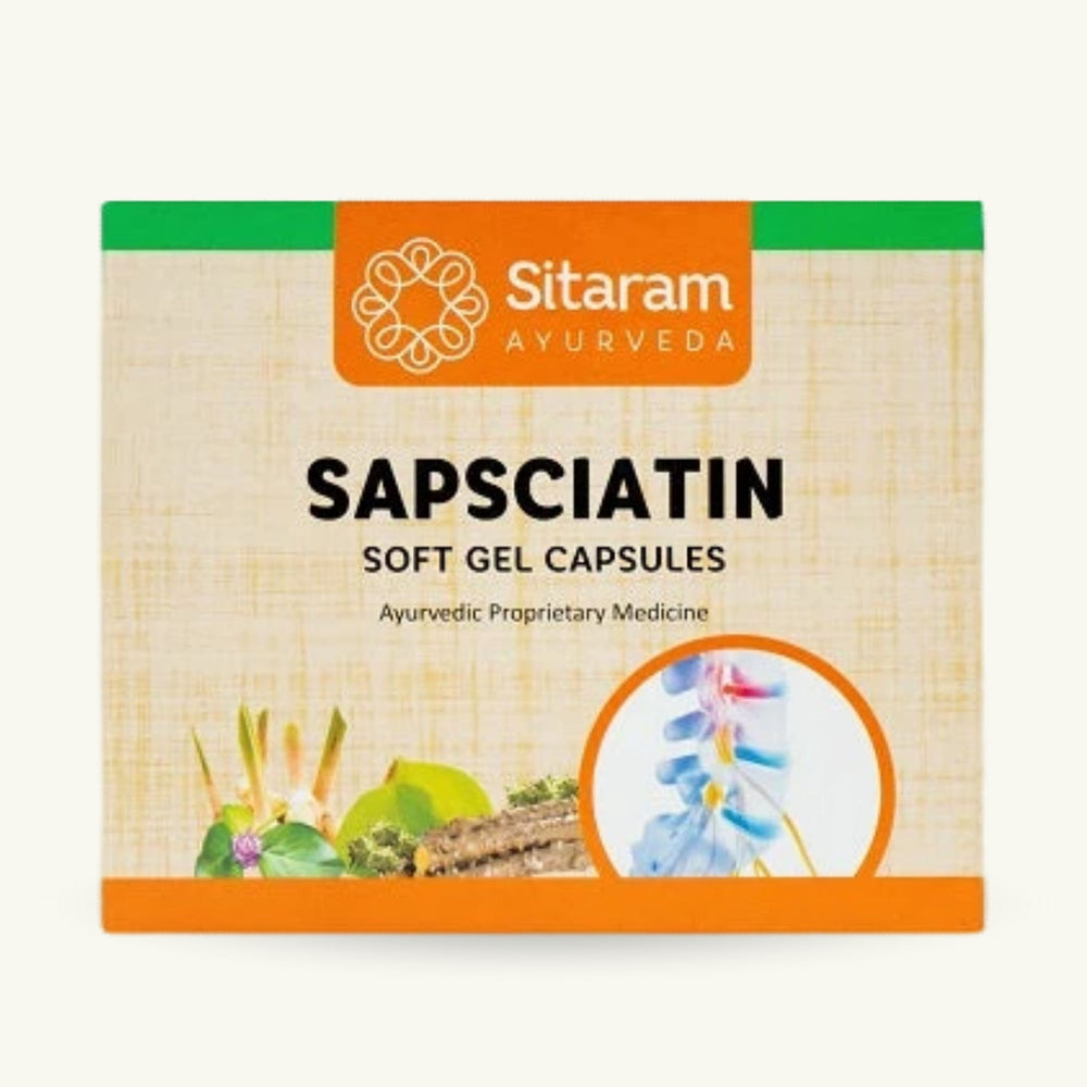 Sitaram Ayurveda, Sapsciatin Softgel-Kapseln, 100 Kapseln, ayurvedisches Nahrungserganzungsmittel