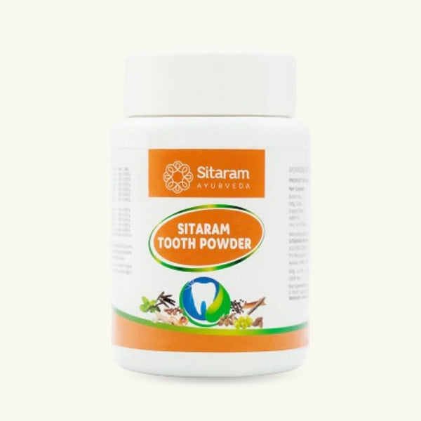 Sitaram Ayurveda, Sitaram poudre dentifrice, 50 g, preparation ayurvedique classique