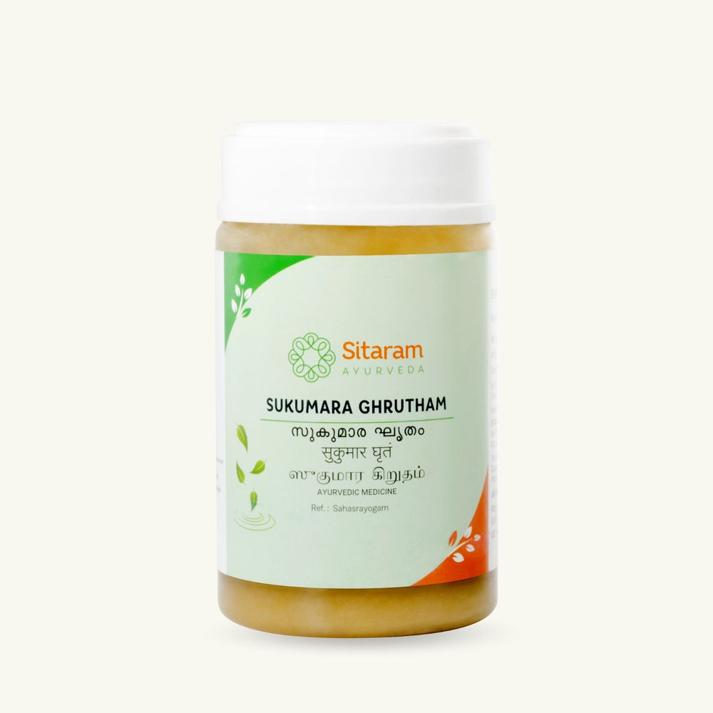Sitaram Ayurveda, Sukumaram Ghritham, ayurvedisches Nahrungserganzungsmittel
