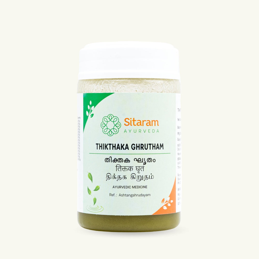 Sitaram Ayurveda, Thikthakam Ghritham, ayurvedisches Nahrungserganzungsmittel