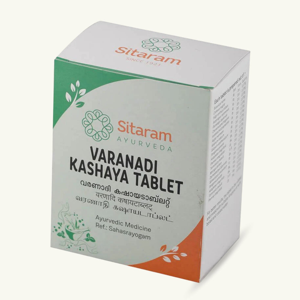 Sitaram Ayurveda, Varanadi Kashayam comprimés, 50 comprimés, complement ayurvedique